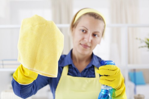 Professional end of tenancy cleaning in a Soho apartment kitchen