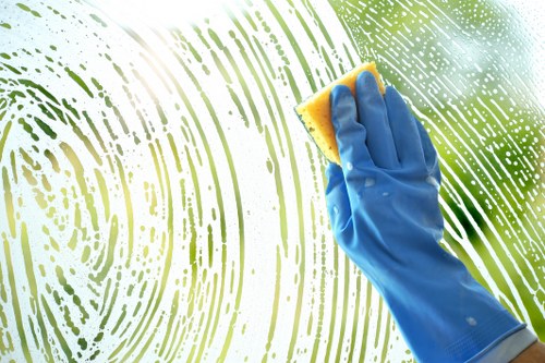 Professional cleaners presenting a clean Soho interior