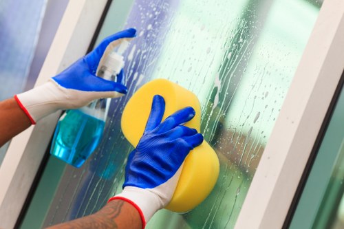 Local cleaner working in a central London flat near Soho