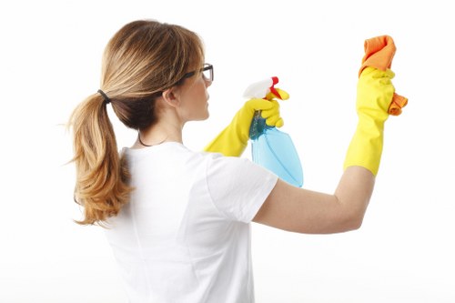 Local office cleaning team servicing a Soho creative workspace