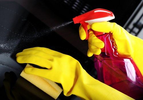 Local team cleaning carpets in a Soho retail or hospitality space