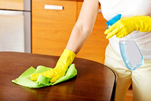 Training session on handling cleaning complaints